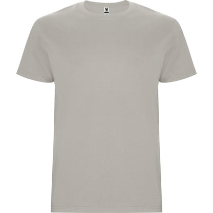 Roly Stafford men's T-shirt in stone grey, ready for logo printing or embroidery