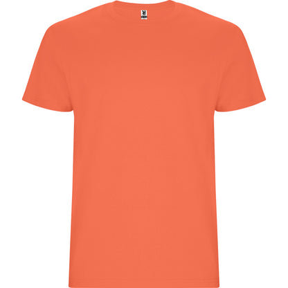 Roly Stafford men's T-shirt in coral, ready for logo printing or embroidery