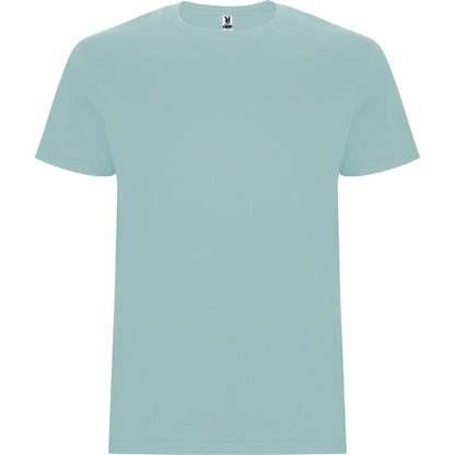Roly Stafford men's T-shirt in washed blue, ready for logo printing or embroidery