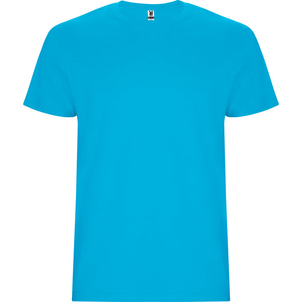 Roly Stafford men's T-shirt in turquoise, ready for logo printing or embroidery