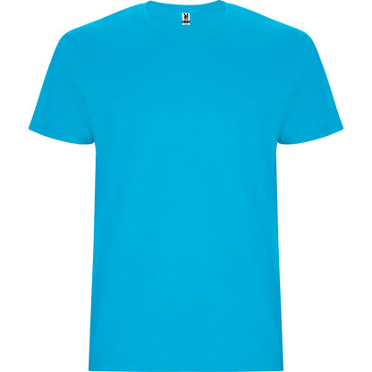 Roly Stafford men's T-shirt in turquoise, ready for logo printing or embroidery