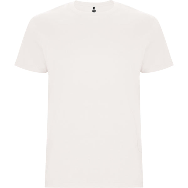 Roly Stafford men's T-shirt in vintage white, ready for logo printing or embroidery