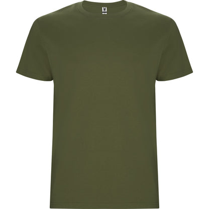 Roly Stafford men's T-shirt in army green, ready for logo printing or embroidery