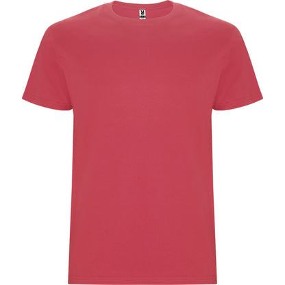 Roly Stafford men's T-shirt in chrysanthemum red, ready for logo printing or embroidery