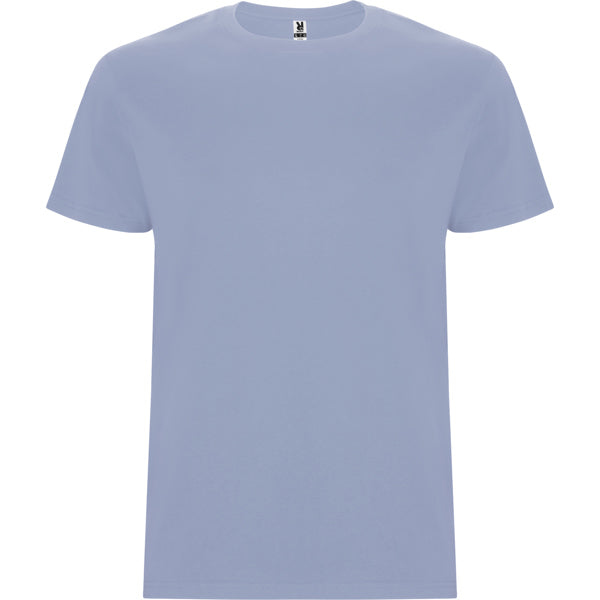 Roly Stafford men's T-shirt in zen blue, ready for logo printing or embroidery