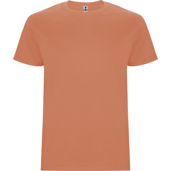 Roly Stafford men's T-shirt in greek orange, ready for logo printing or embroidery