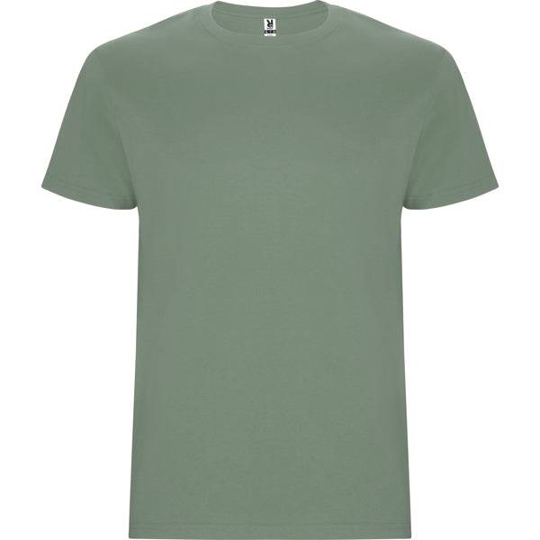 Roly Stafford men's T-shirt in laurel green, ready for logo printing or embroidery
