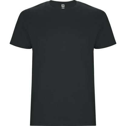 Roly Stafford men's T-shirt in dark lead, ready for logo printing or embroidery
