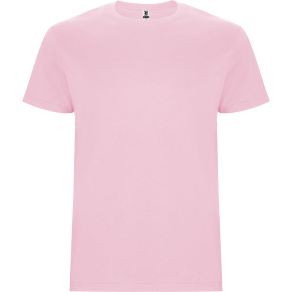 Roly Stafford men's T-shirt in light pink, ready for logo printing or embroidery