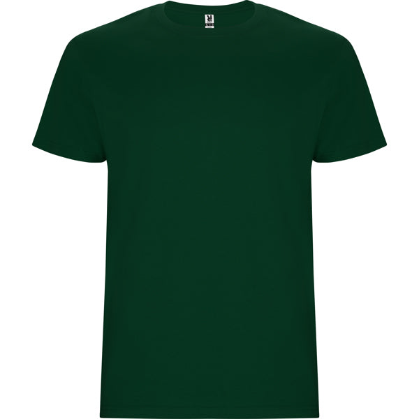 Roly Stafford men's T-shirt in bottle green, ready for logo printing or embroidery