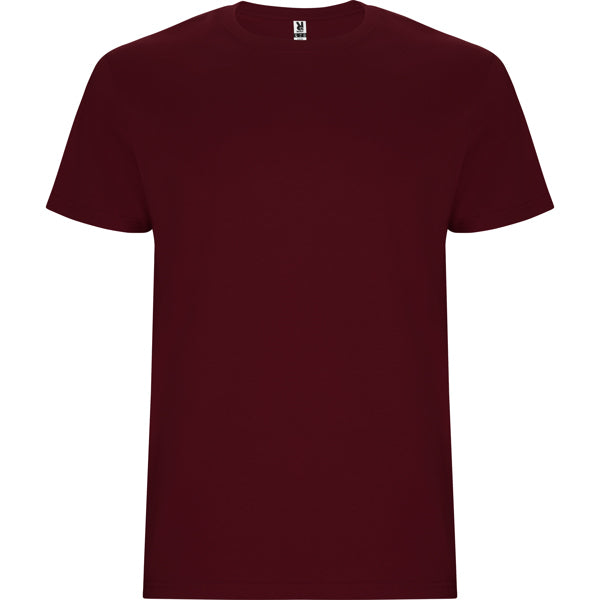 Roly Stafford men's T-shirt in garnet, ready for logo printing or embroidery