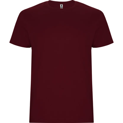 Roly Stafford men's T-shirt in garnet, ready for logo printing or embroidery
