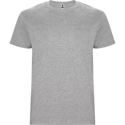 Roly Stafford men's T-shirt in heather grey, ready for logo printing or embroidery
