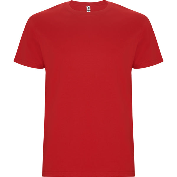 Roly Stafford men's T-shirt in red, ready for logo printing or embroidery