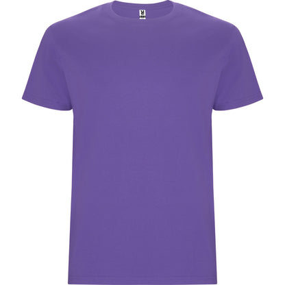 Roly Stafford men's T-shirt in iris purple, ready for logo printing or embroidery