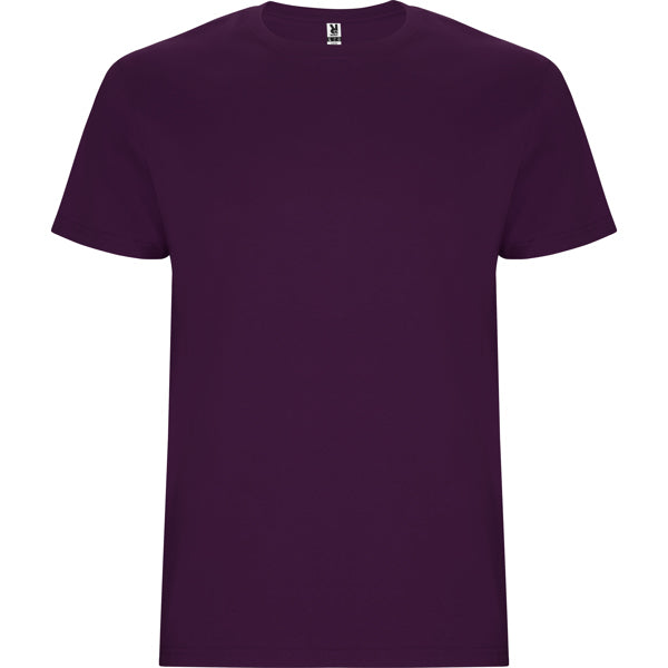 Roly Stafford men's T-shirt in purple, ready for logo printing or embroidery