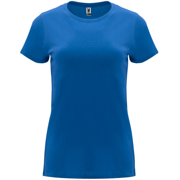 Roly Capri women's T-shirt in royal blue, ready for logo printing or embroidery