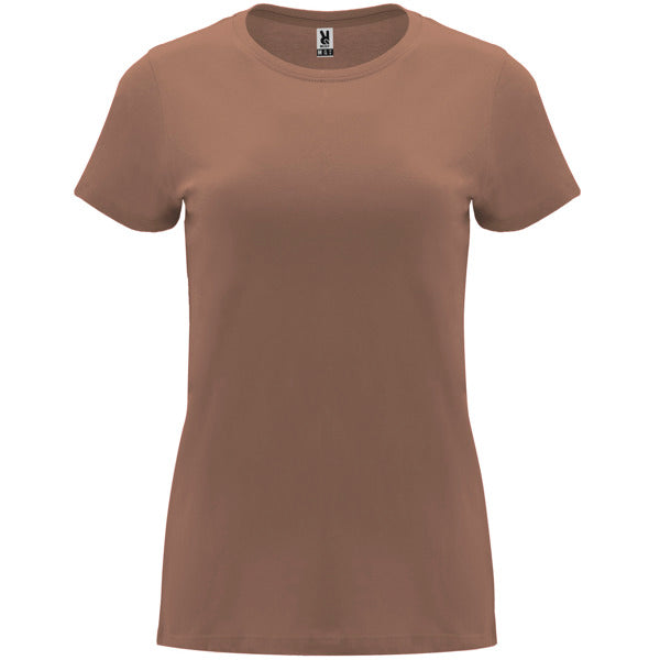 Roly Capri women's T-shirt in moca, ready for logo printing or embroidery