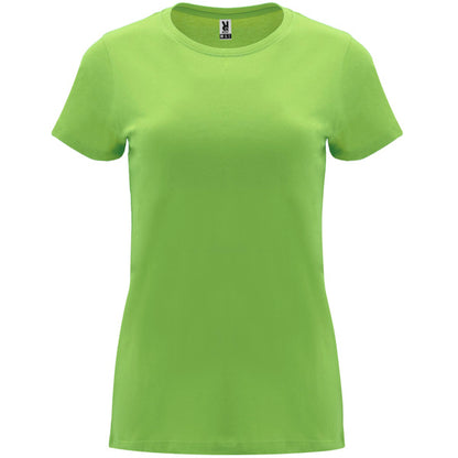 Roly Capri women's T-shirt in oasis green, ready for logo printing or embroidery