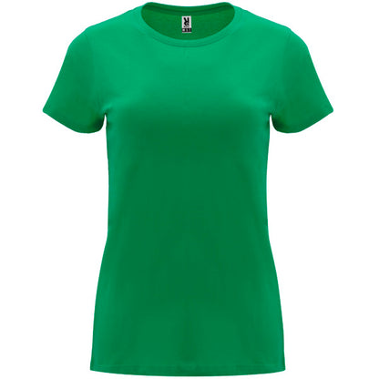 Roly Capri women's T-shirt in kelly green, ready for logo printing or embroidery
