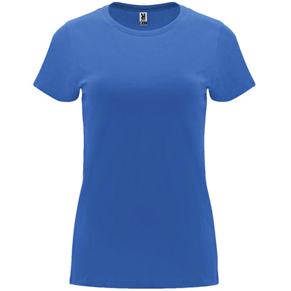 Roly Capri women's T-shirt in riviera blue, ready for logo printing or embroidery