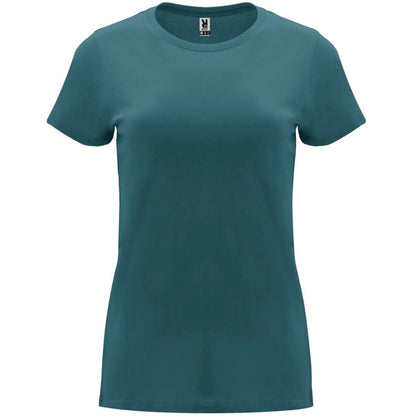 Roly Capri women's T-shirt in blue lake, ready for logo printing or embroidery