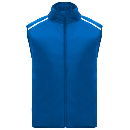 Roly Jannu unisex windbreaker in royal blue, ready for logo printing or embroidery