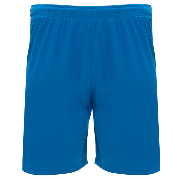 Roly Dortmund men's shorts in royal blue, ready for logo printing or embroidery