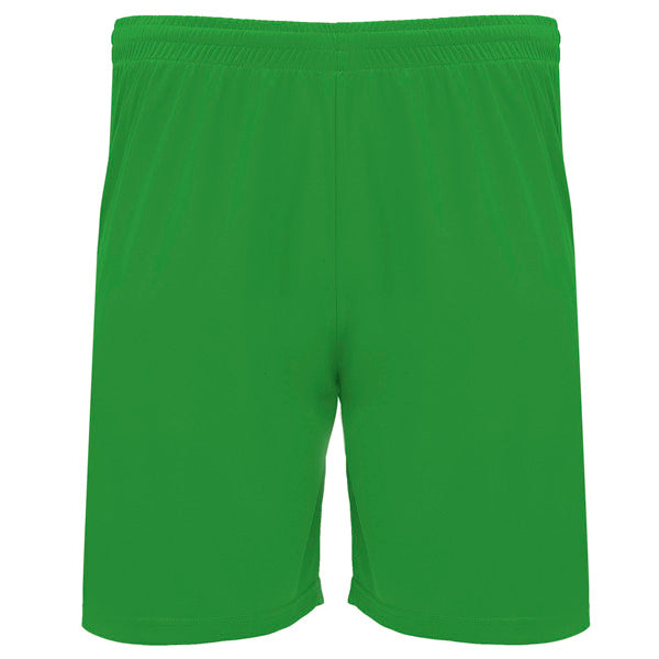 Roly Dortmund men's shorts in fern green, ready for logo printing or embroidery