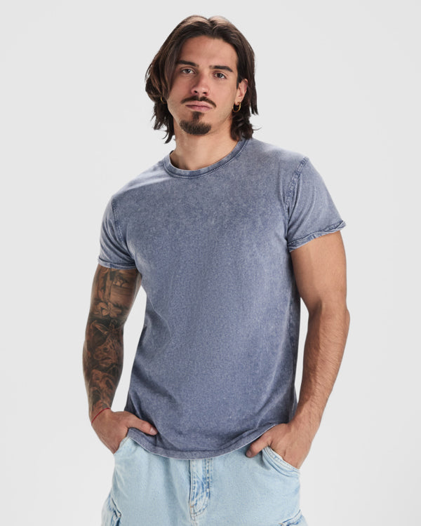 Roly Husky men's T-shirt in black, alternative view, ready for logo printing or embroidery