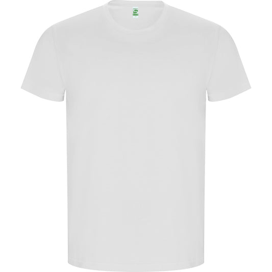 Roly Golden men's T-shirt in white, ready for logo printing or embroidery
