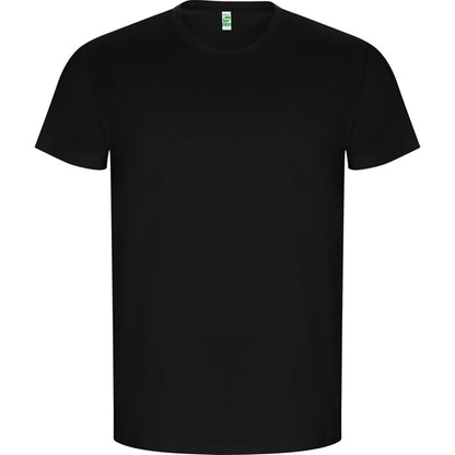 Roly Golden men's T-shirt in black, ready for logo printing or embroidery