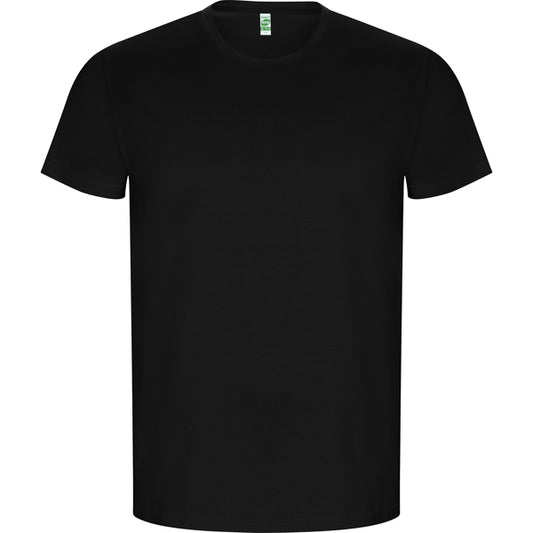 Roly Golden men's T-shirt in black, ready for logo printing or embroidery
