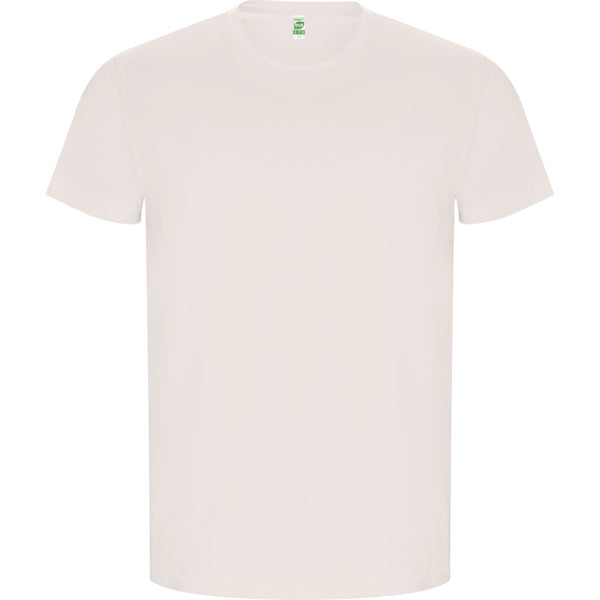 Roly Golden men's T-shirt in vintage white, ready for logo printing or embroidery