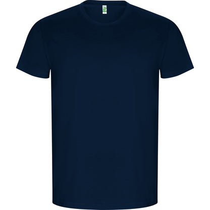 Roly Golden men's T-shirt in navy blue, ready for logo printing or embroidery