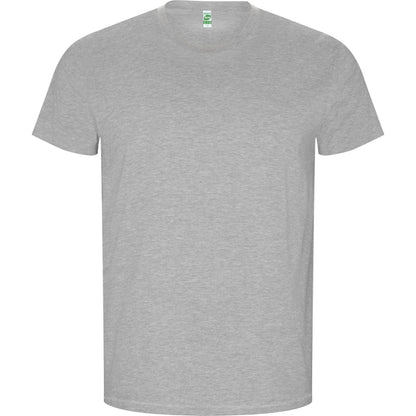 Roly Golden men's T-shirt in heather grey, ready for logo printing or embroidery