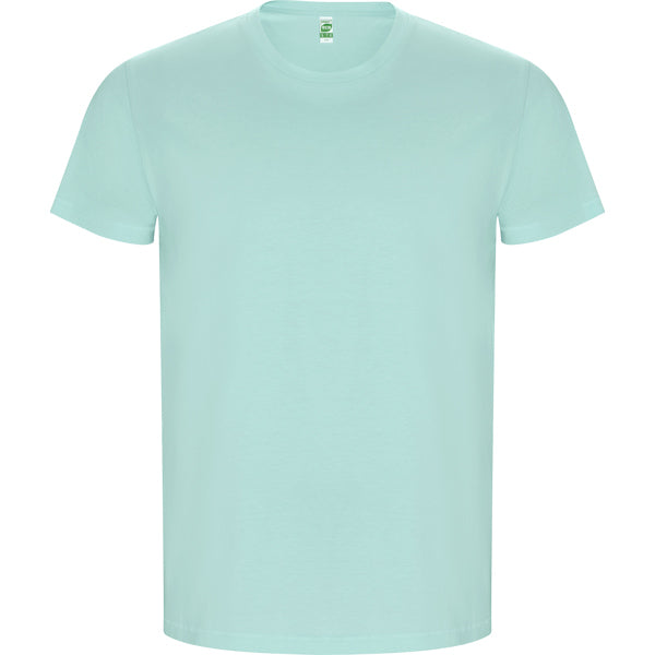 Roly Golden men's T-shirt in green mint, ready for logo printing or embroidery
