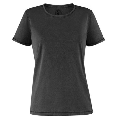 Roly Husky Woman women's T-shirt in black, ready for logo printing or embroidery