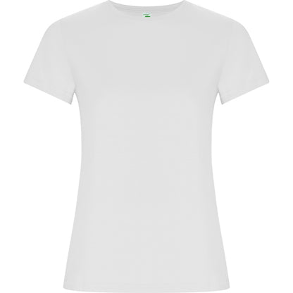 Roly Golden Woman women's T-shirt in white, ready for logo printing or embroidery