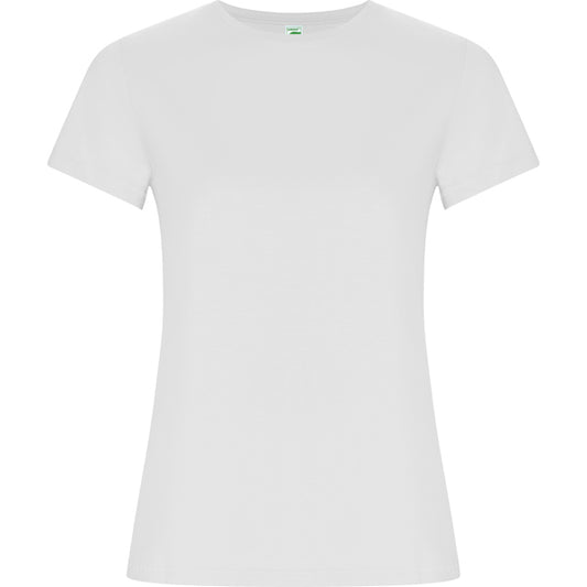 Roly Golden Woman women's T-shirt in white, ready for logo printing or embroidery