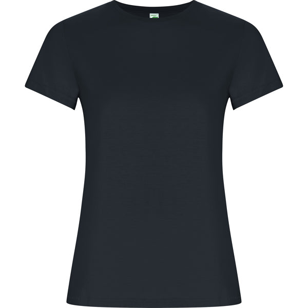 Roly Golden Woman women's T-shirt in ebony, ready for logo printing or embroidery