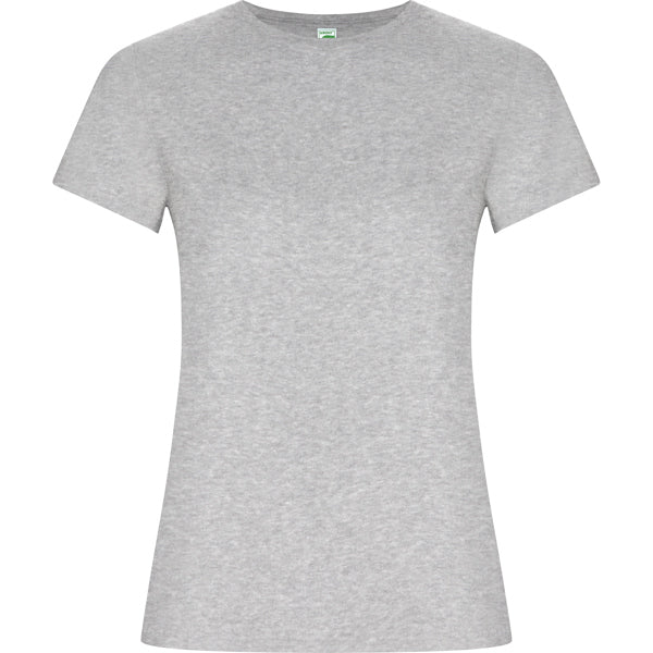 Roly Golden Woman women's T-shirt in heather grey, ready for logo printing or embroidery
