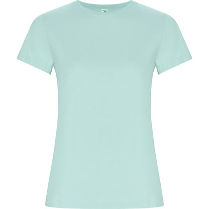 Roly Golden Woman women's T-shirt in green mint, ready for logo printing or embroidery