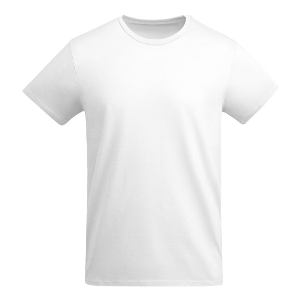 Roly Breda men's T-shirt in white, ready for logo printing or embroidery