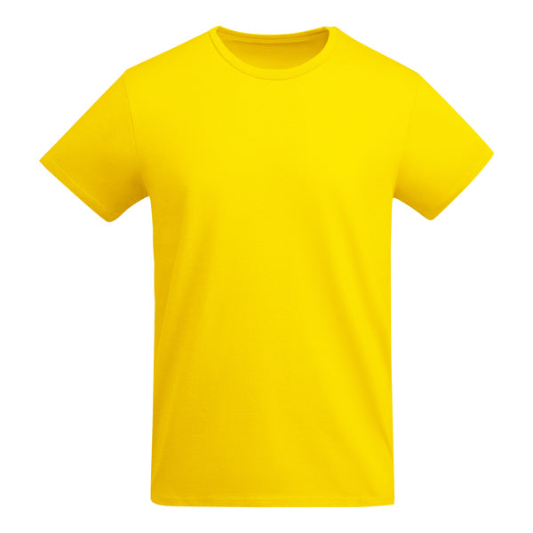 Roly Breda men's T-shirt in yellow, ready for logo printing or embroidery