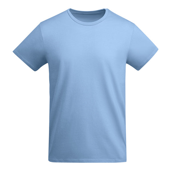 Roly Breda men's T-shirt in sky blue, ready for logo printing or embroidery