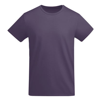 Roly Breda men's T-shirt in lilac, ready for logo printing or embroidery
