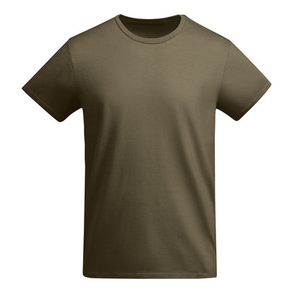 Roly Breda men's T-shirt in army green, ready for logo printing or embroidery
