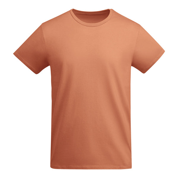Roly Breda men's T-shirt in greek orange, ready for logo printing or embroidery