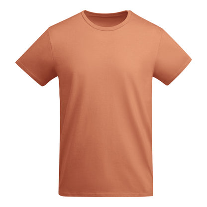 Roly Breda men's T-shirt in greek orange, ready for logo printing or embroidery
